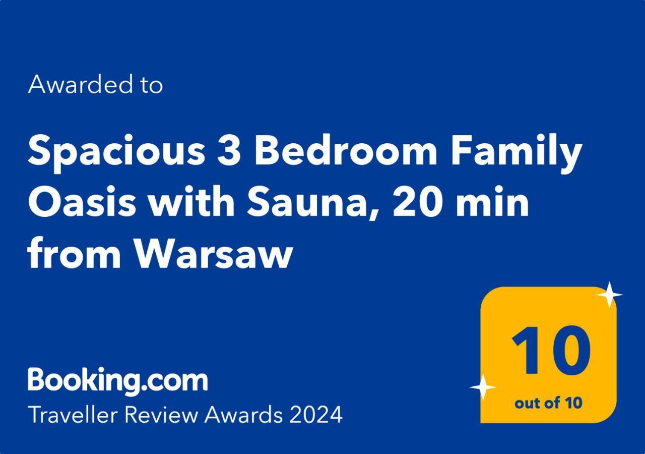 Spacious 3 Bedroom Family Oasis With Sauna, 20 Min From Warsaw Piaseczno  Exterior foto